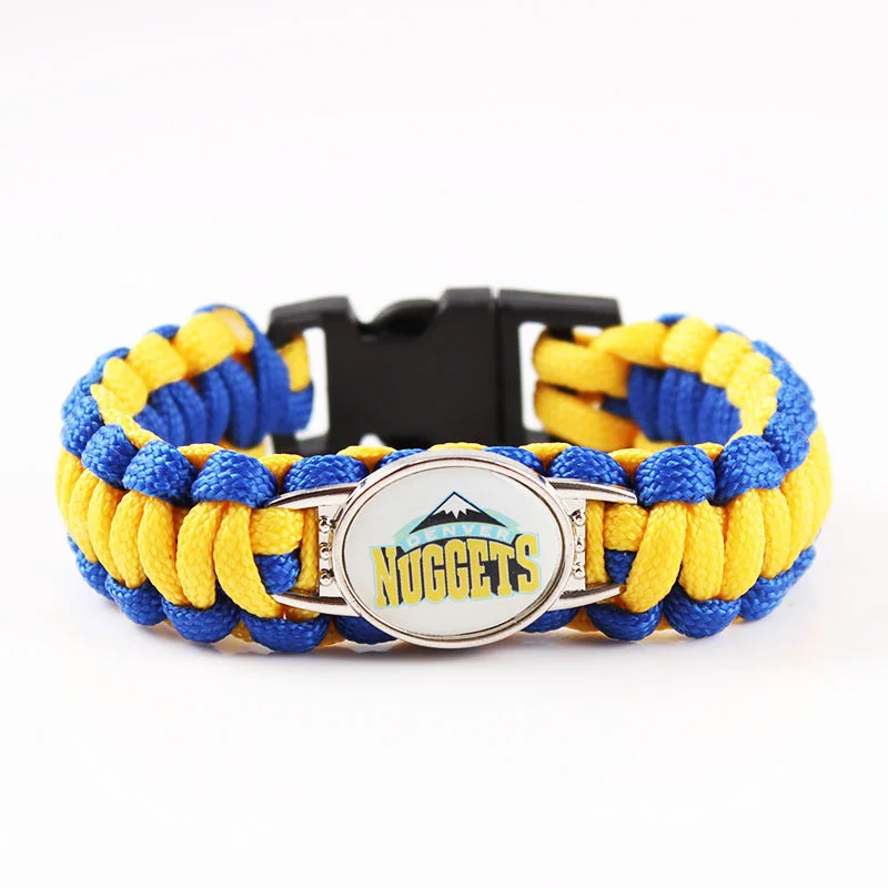 Denver Nuggets snap clasp bracelet