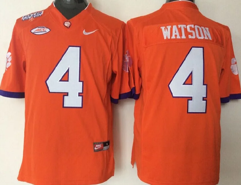 Deshaun Watson Clemson Tigers Jersey Orange