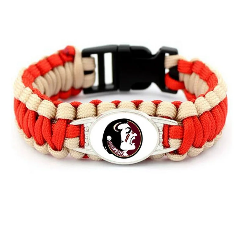 Florida State Seminals snap clasp bracelet