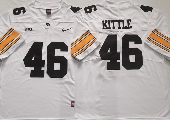 George Kittle Iowa Hawkeyes Jersey white