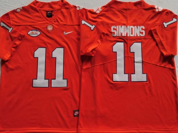 Isaiah Simmons Clemson Tigers Jersey orange NIKE