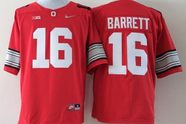 J. T. Barrett Jersey Ohio State Buckeyes Jersey red