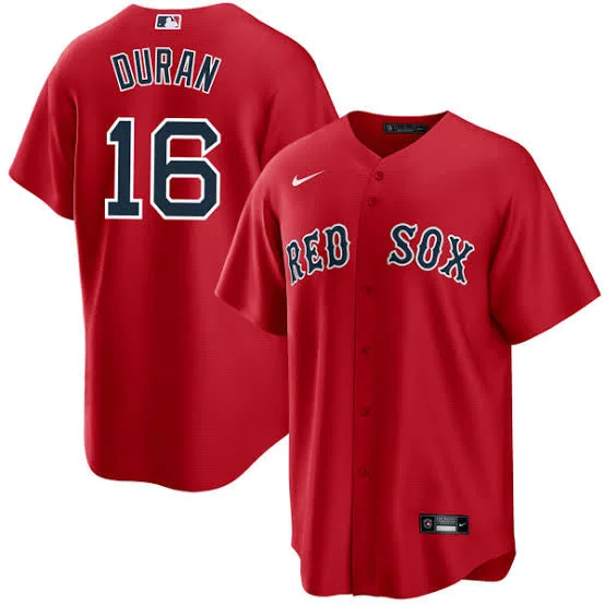 Jarren Duran YOUTH KIDS Boston Red Sox Official MLB Nike Jersey red