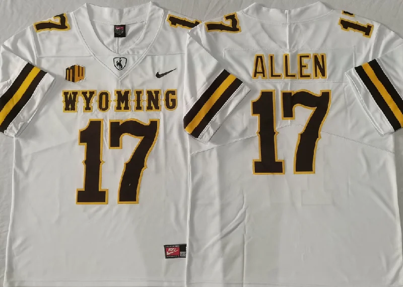 Josh Allen Wyoming Cowboys Jersey Nike white