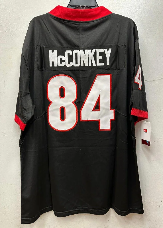 Ladd McConkey Georgia Bulldogs Jersey black