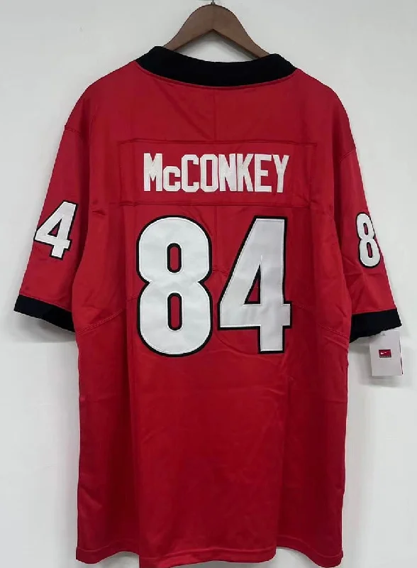 Ladd McConkey Georgia Bulldogs Jersey red