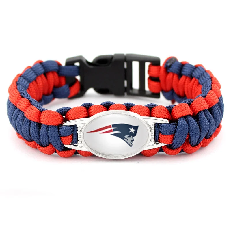 New England Patriots snap clasp bracelet