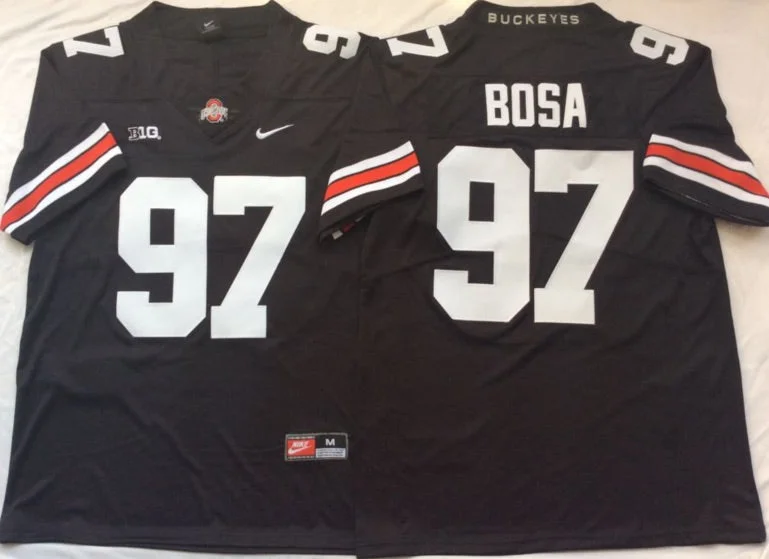 Nick Bosa Ohio State Buckeyes Jersey black