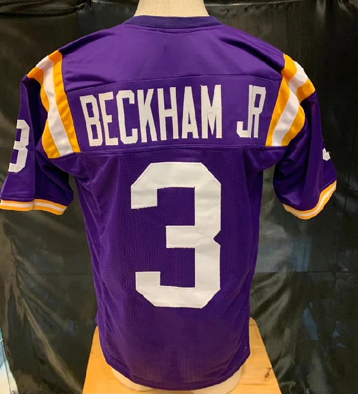 Odell Beckham Jr. LSU Tigers Jersey Purple