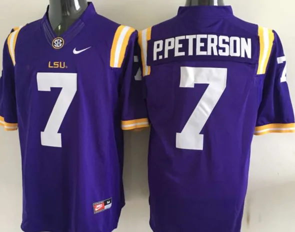 Patrick Peterson  LSU Tigers Jersey purple