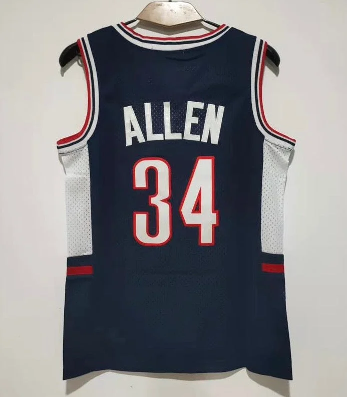 Ray Allen YOUTH UCONN University of Connecticut Jersey