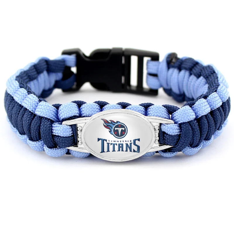 Tennessee Titans snap clasp bracelet