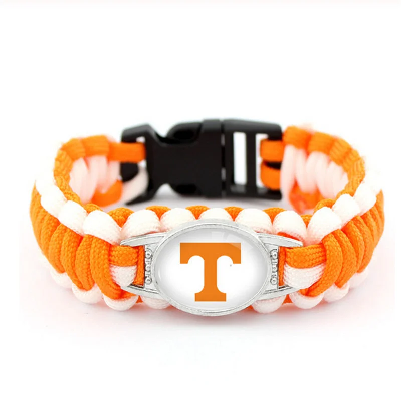 Tennessee Volunteers snap clasp bracelet