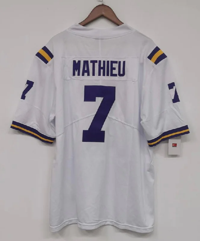 Tyrann Mathieu LSU Tigers Jersey white Nike