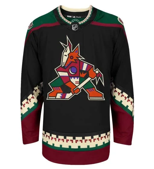 Customizable Arizona Coyotes Adidas Primegreen Authentic NHL Hockey Jersey