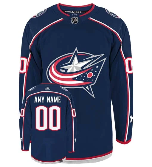 Customizable Columbus Blue Jackets  Adidas Primegreen Authentic NHL Hockey Jersey