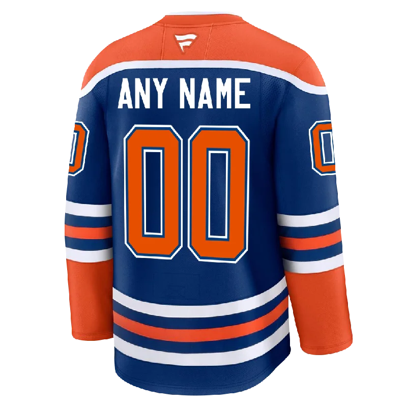 PRE-ORDER ONLY Customizable Edmonton Oilers 2024 Fanatics Premium Official NHL Jersey