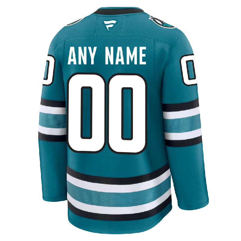 PRE-ORDER ONLY Customizable San Jose Sharks 2024 Fanatics Premium Official NHL Jersey