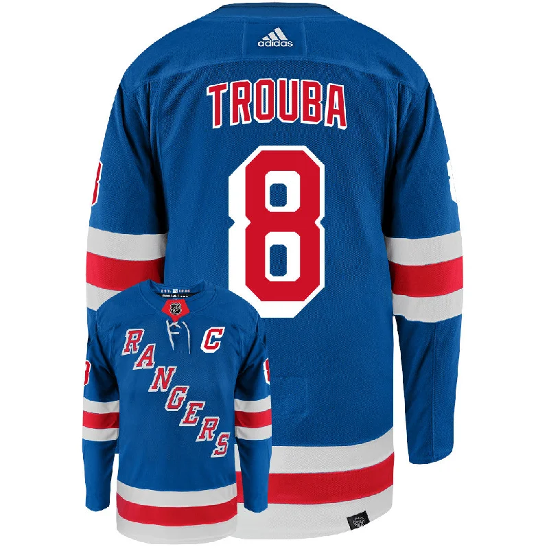 Jacob Trouba New York Rangers Adidas Primegreen Authentic NHL Hockey Jersey