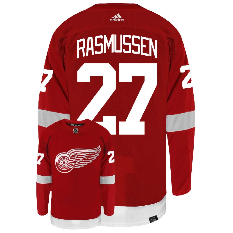 Michael Rasmussen Detroit Red Wings Adidas Primegreen Authentic NHL Hockey Jersey