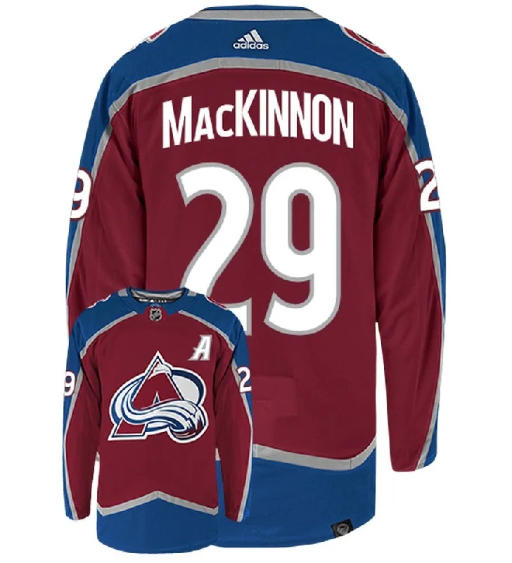 Nathan MacKinnon Colorado Avalanche Adidas Primegreen Authentic NHL Hockey Jersey