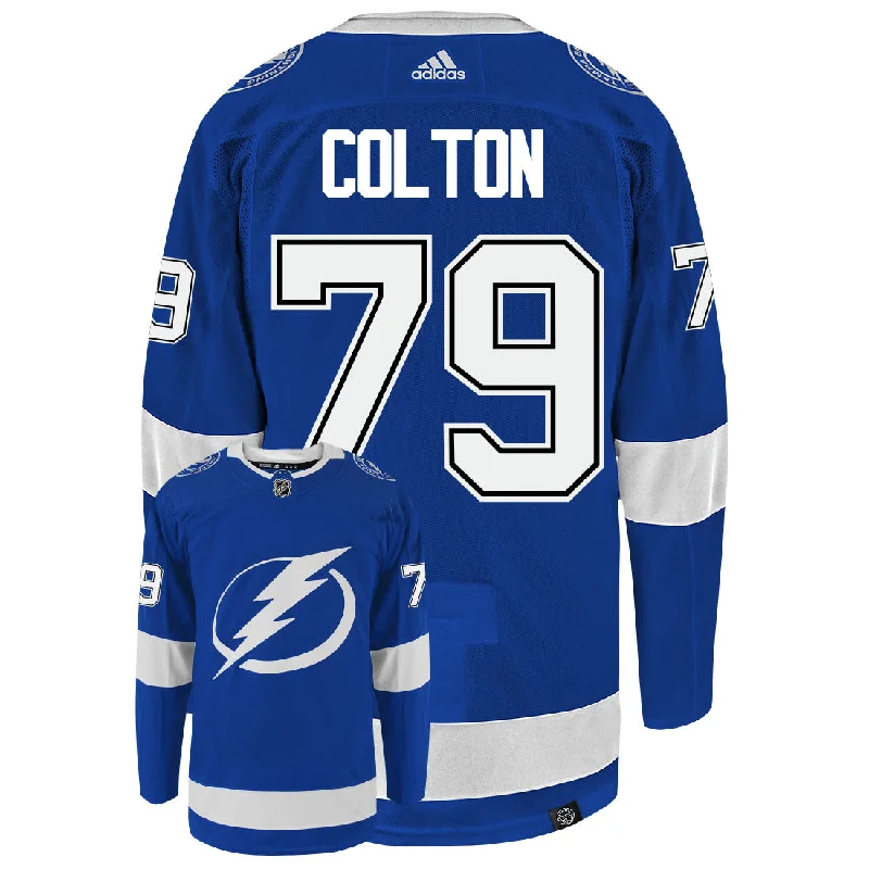 Ross Colton Tampa Bay Lightning Adidas Primegreen Authentic NHL Hockey Jersey