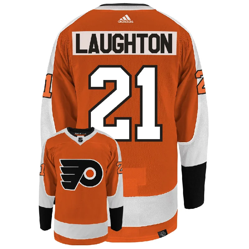 Scott Laughton Philadelphia Flyers Adidas Primegreen Authentic NHL Hockey Jersey